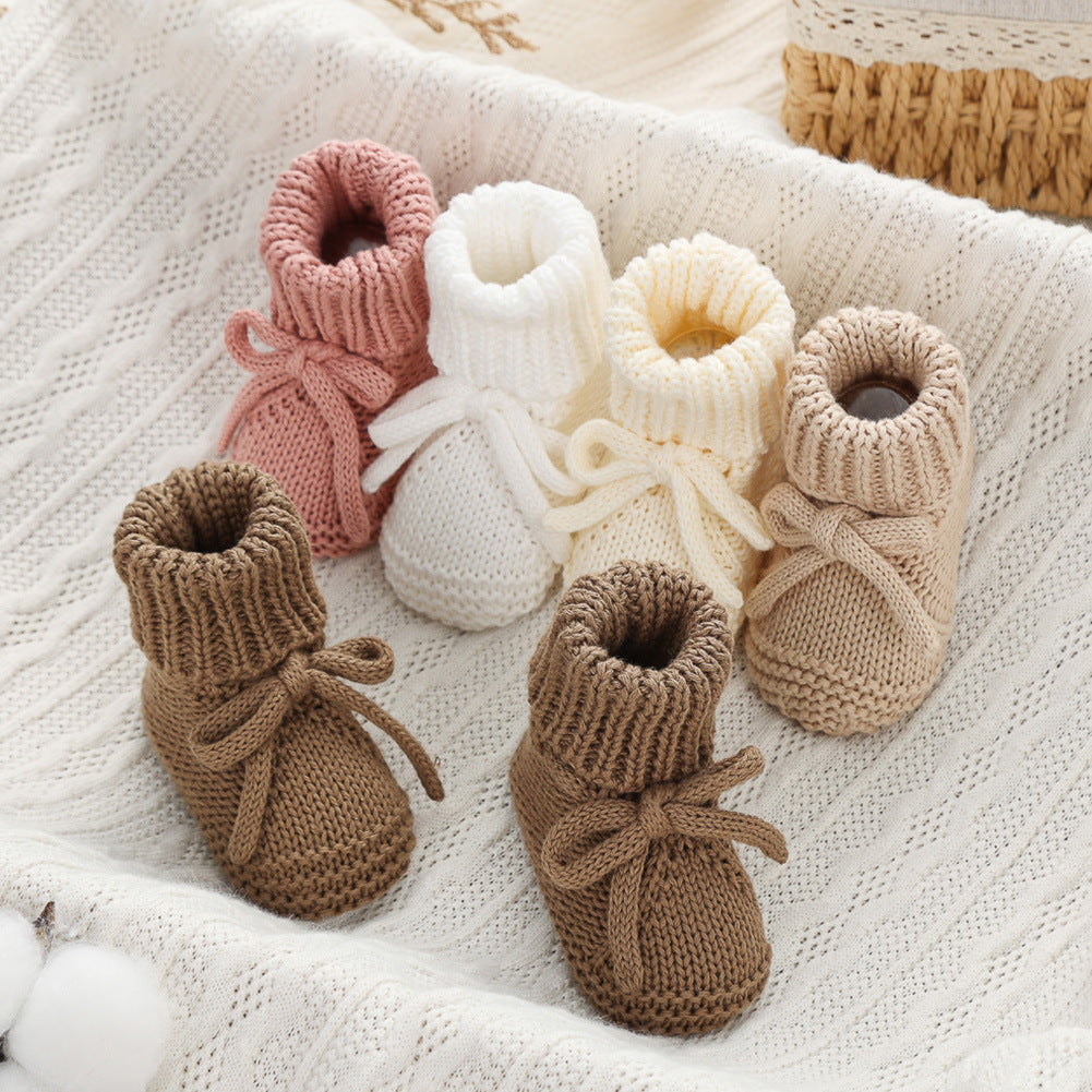 MoonKnit Baby Booties