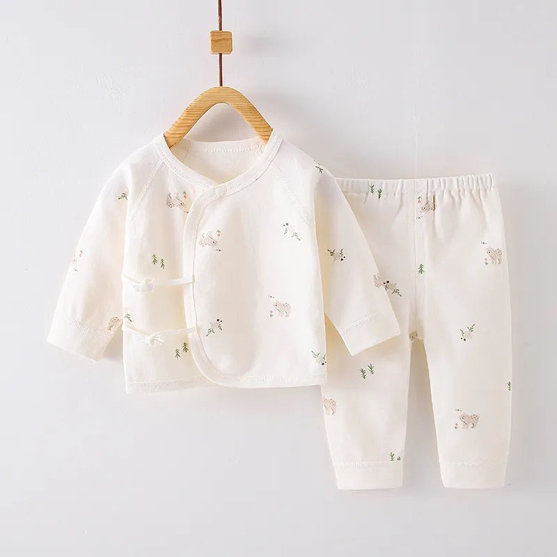 New Baby 2 Piece Printed Monk Set