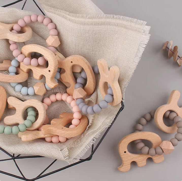 Twin Animal Teething Ring