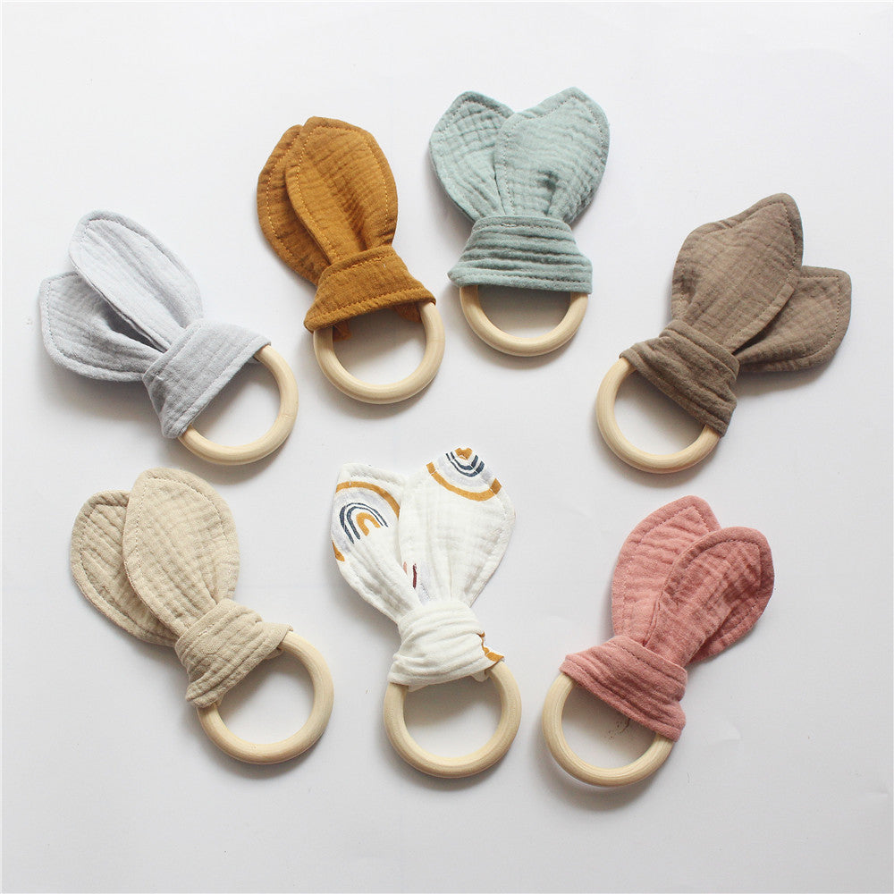 Bunny Ears Teething Ring