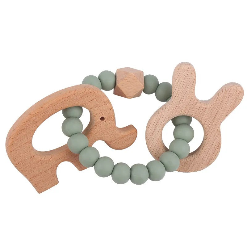 Twin Animal Teething Ring