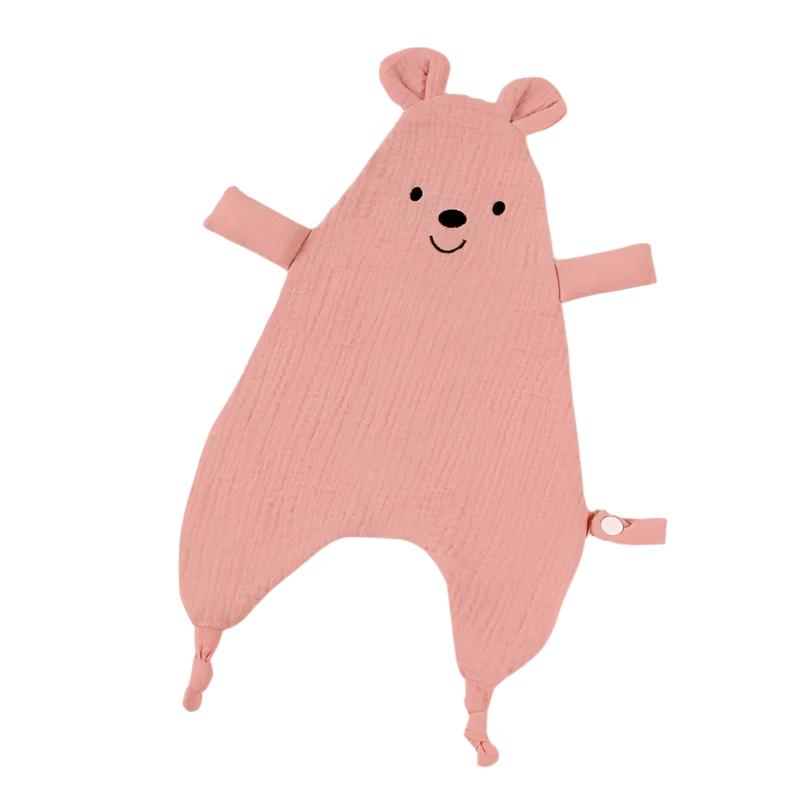 Berry Bear Muslin Comforter