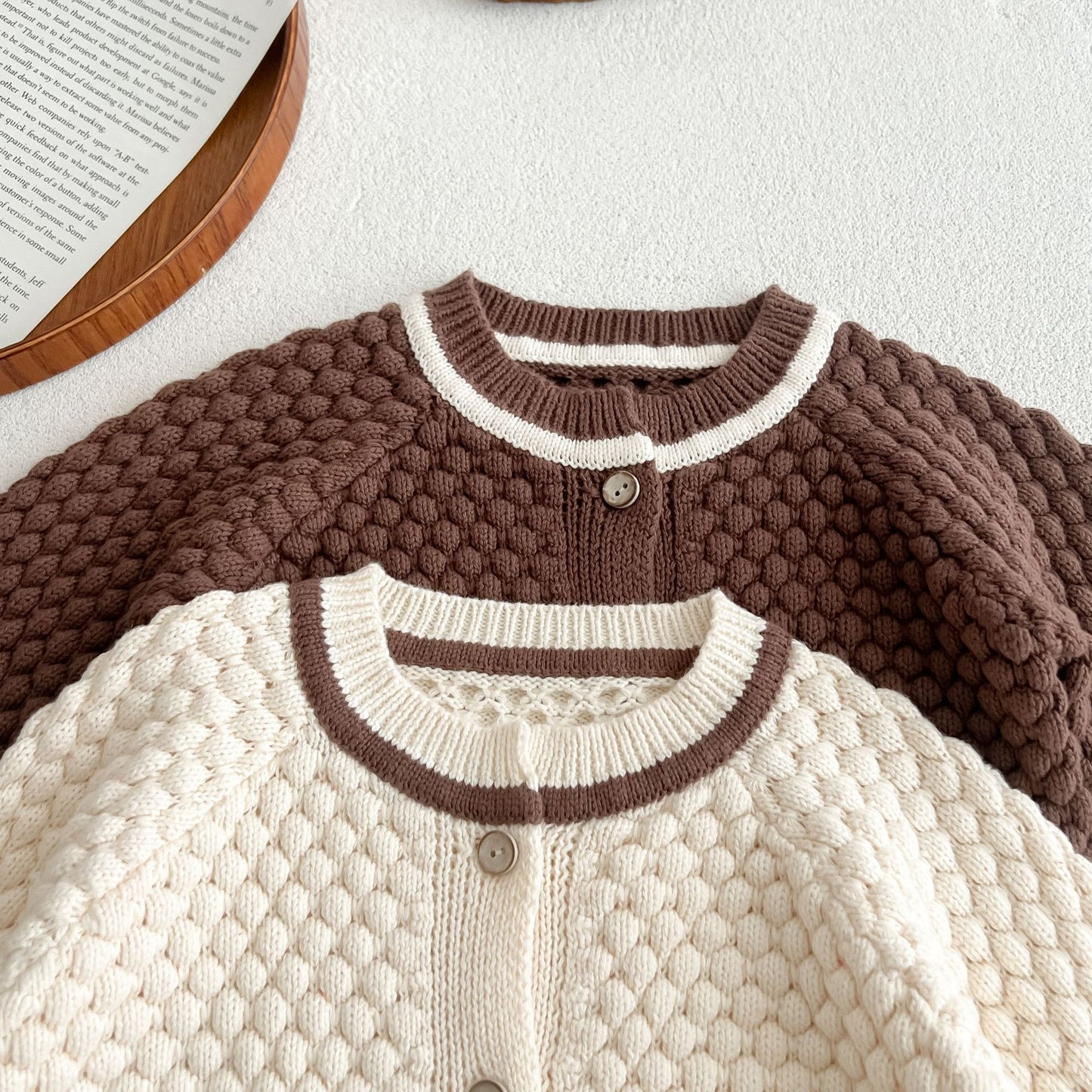 Little Moon Knitted Romper & Hat Set