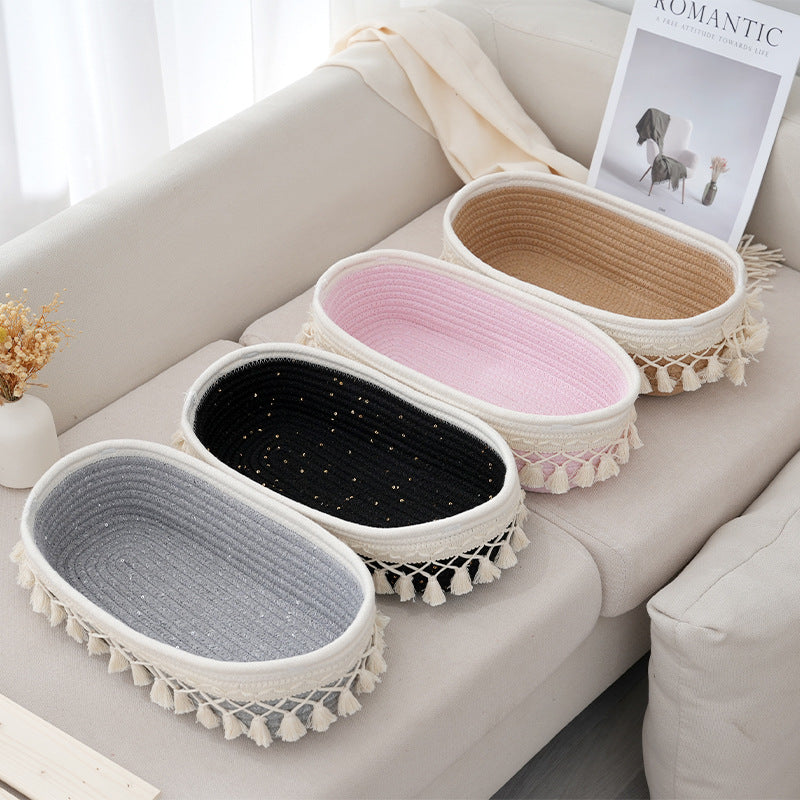 Moon Beam Shallow Basket