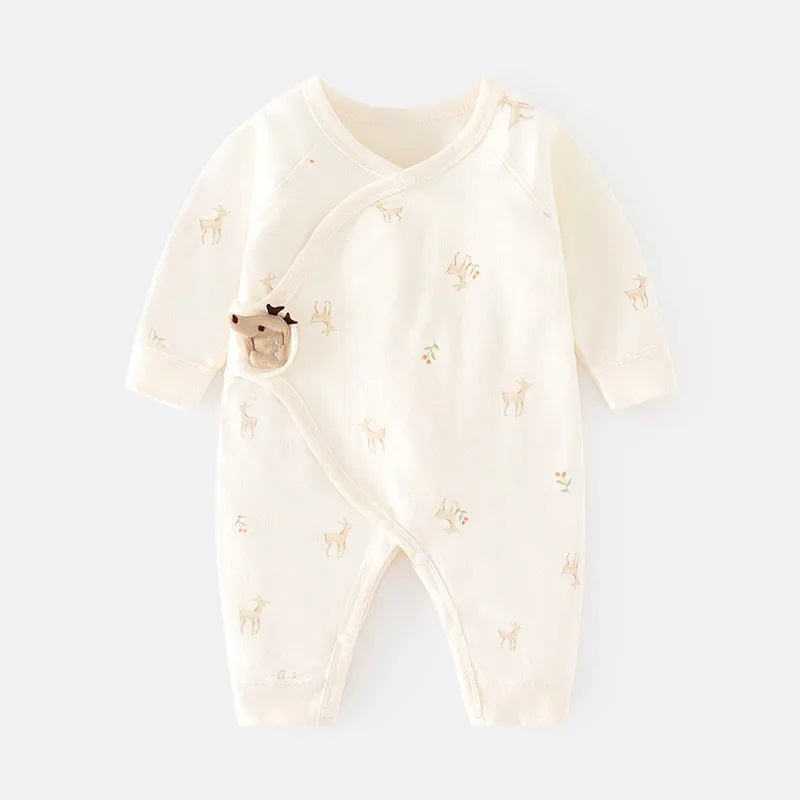 New Baby Printed Monk Romper