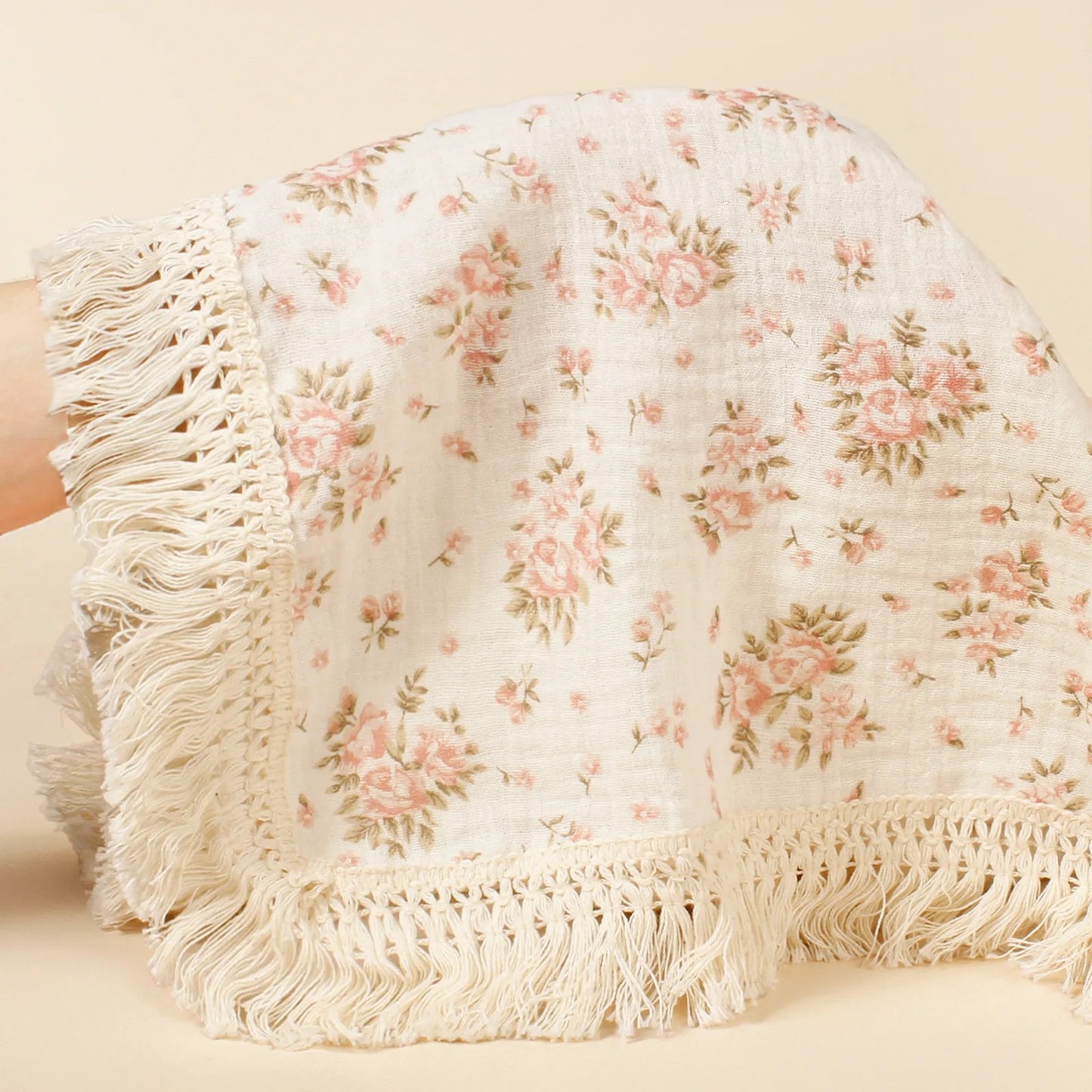 Luxurious Printed Cotton Muslin (Pram Size)