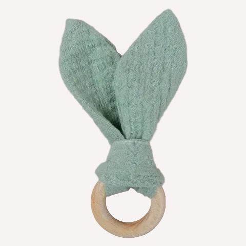 Bunny Ears Teething Ring