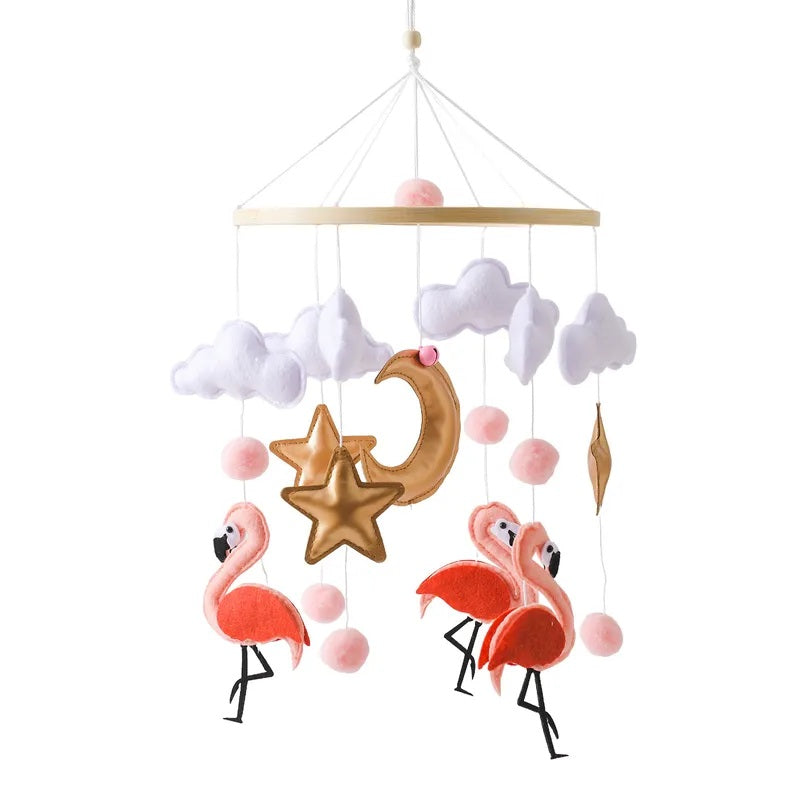 Sweet Flamingo Lullaby Mobile