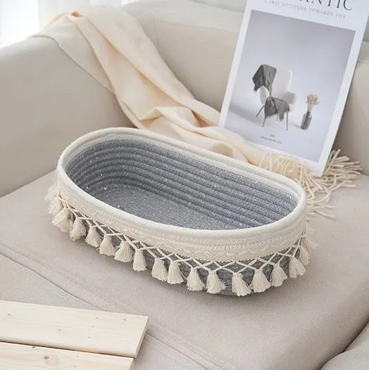 Moon Beam Shallow Basket