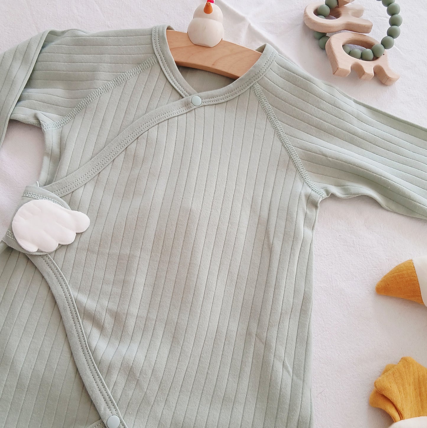 New Baby Angel Monk Romper