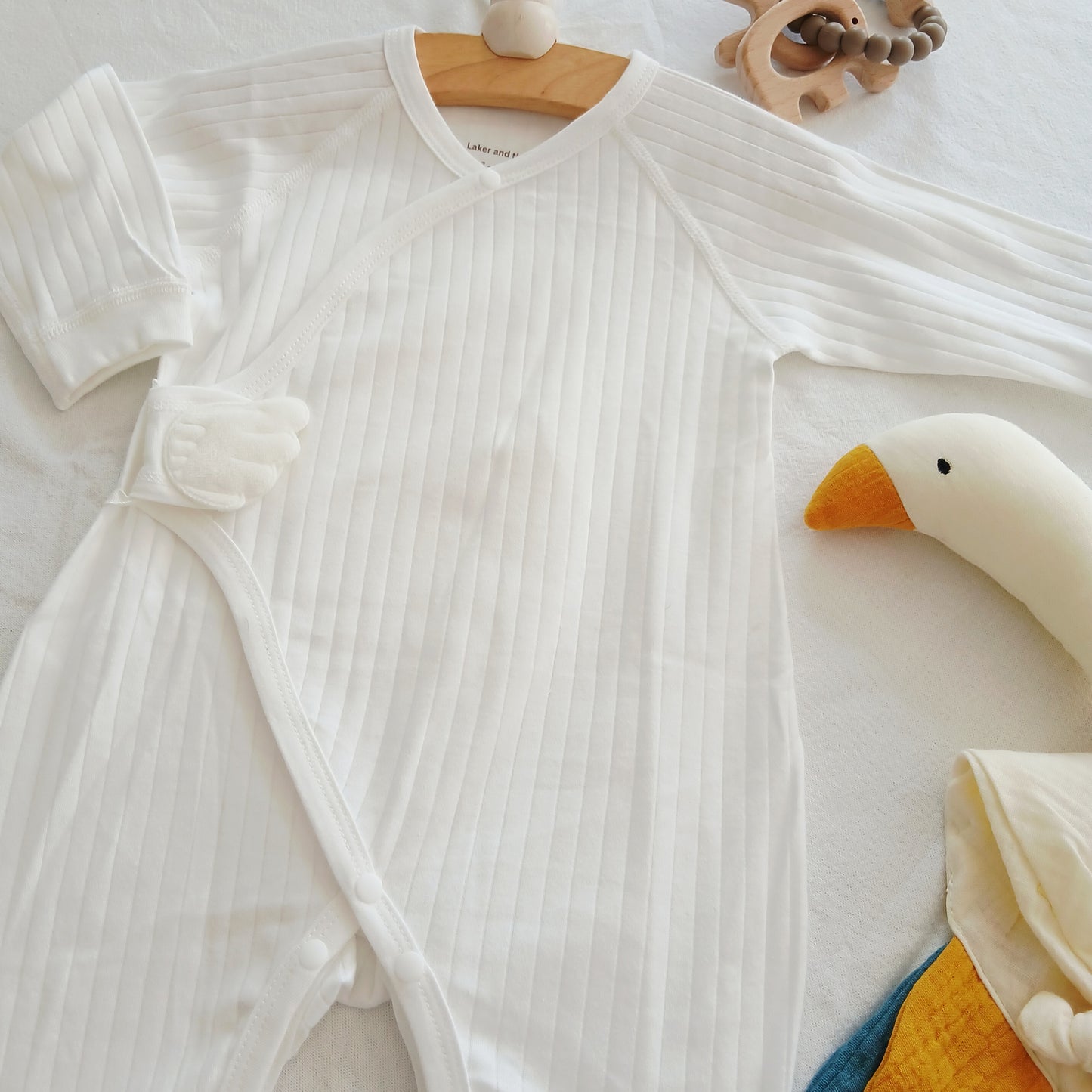 New Baby Angel Monk Romper