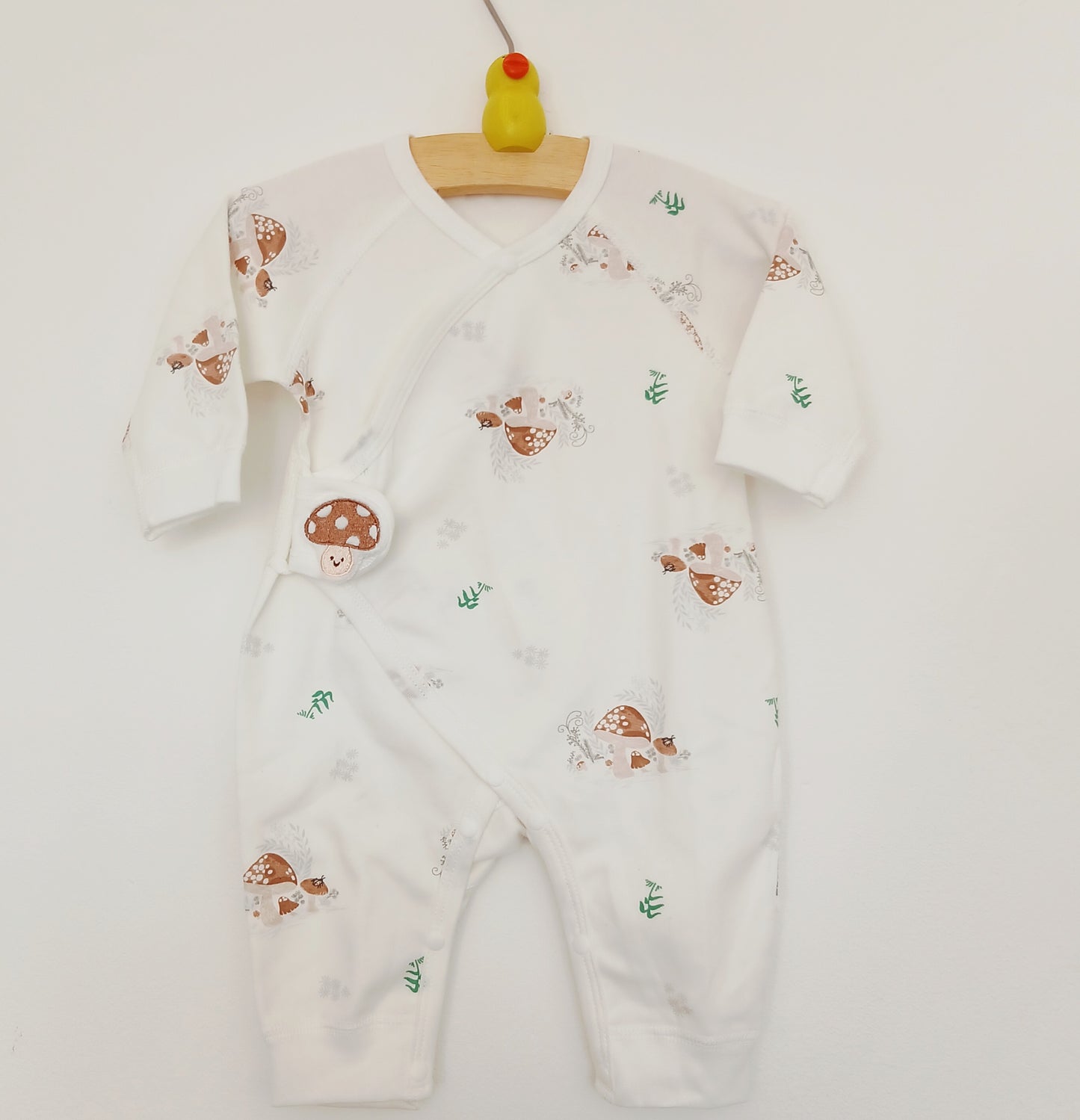 New Baby Printed Monk Romper