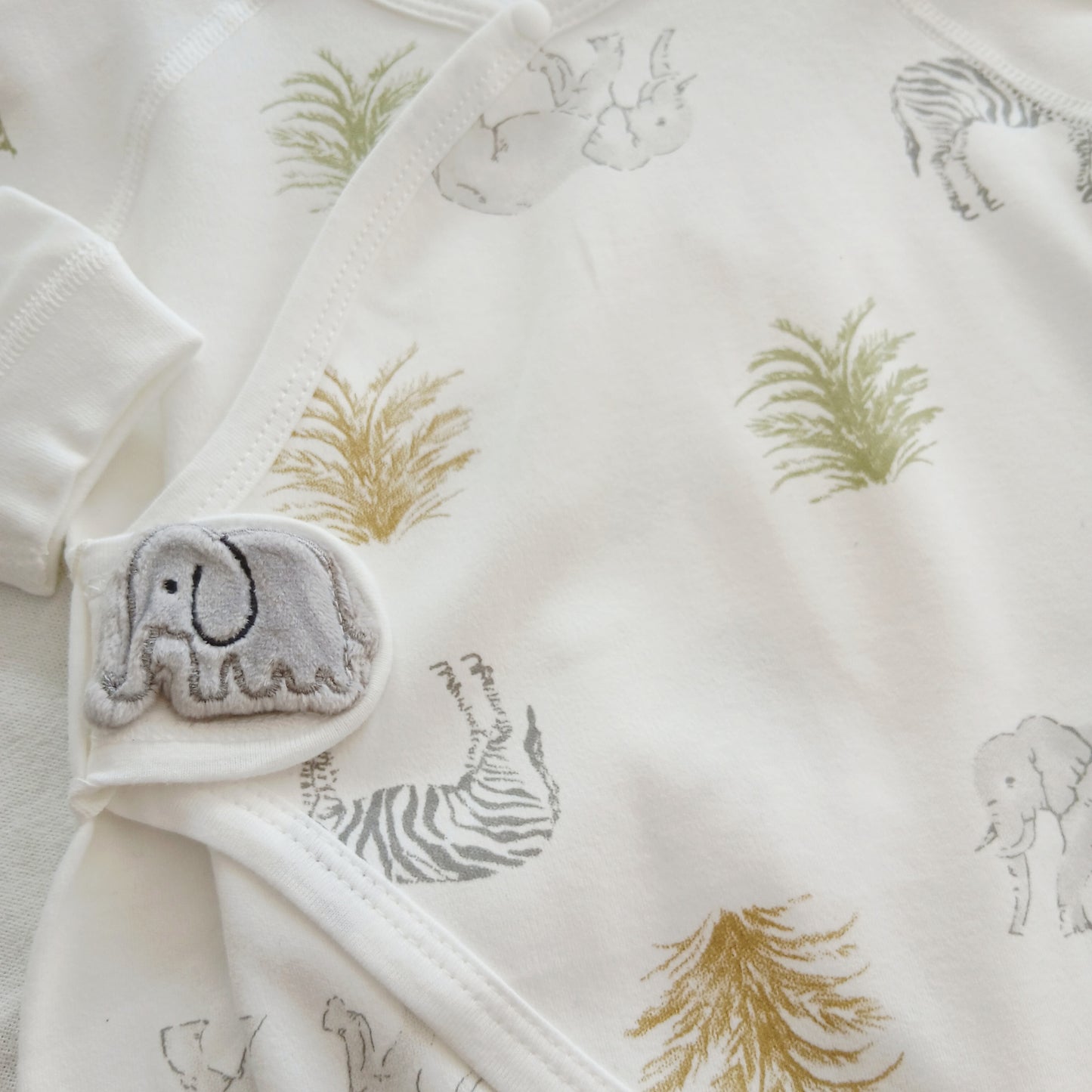 New Baby Printed Monk Romper