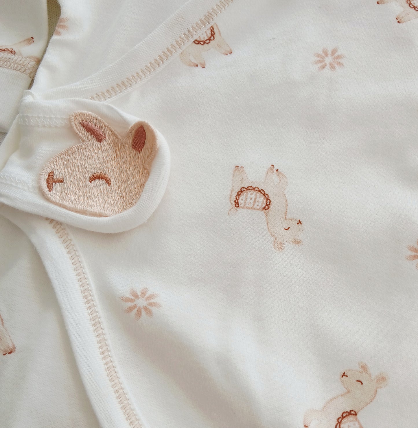 New Baby Printed Monk Romper