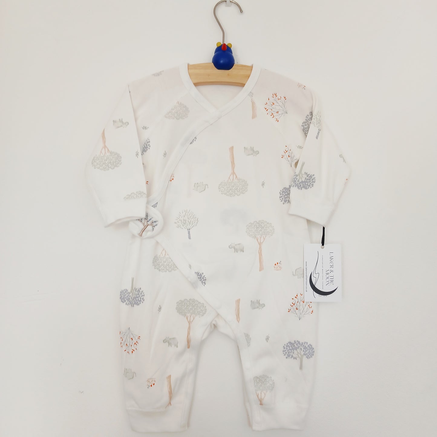New Baby Printed Monk Romper