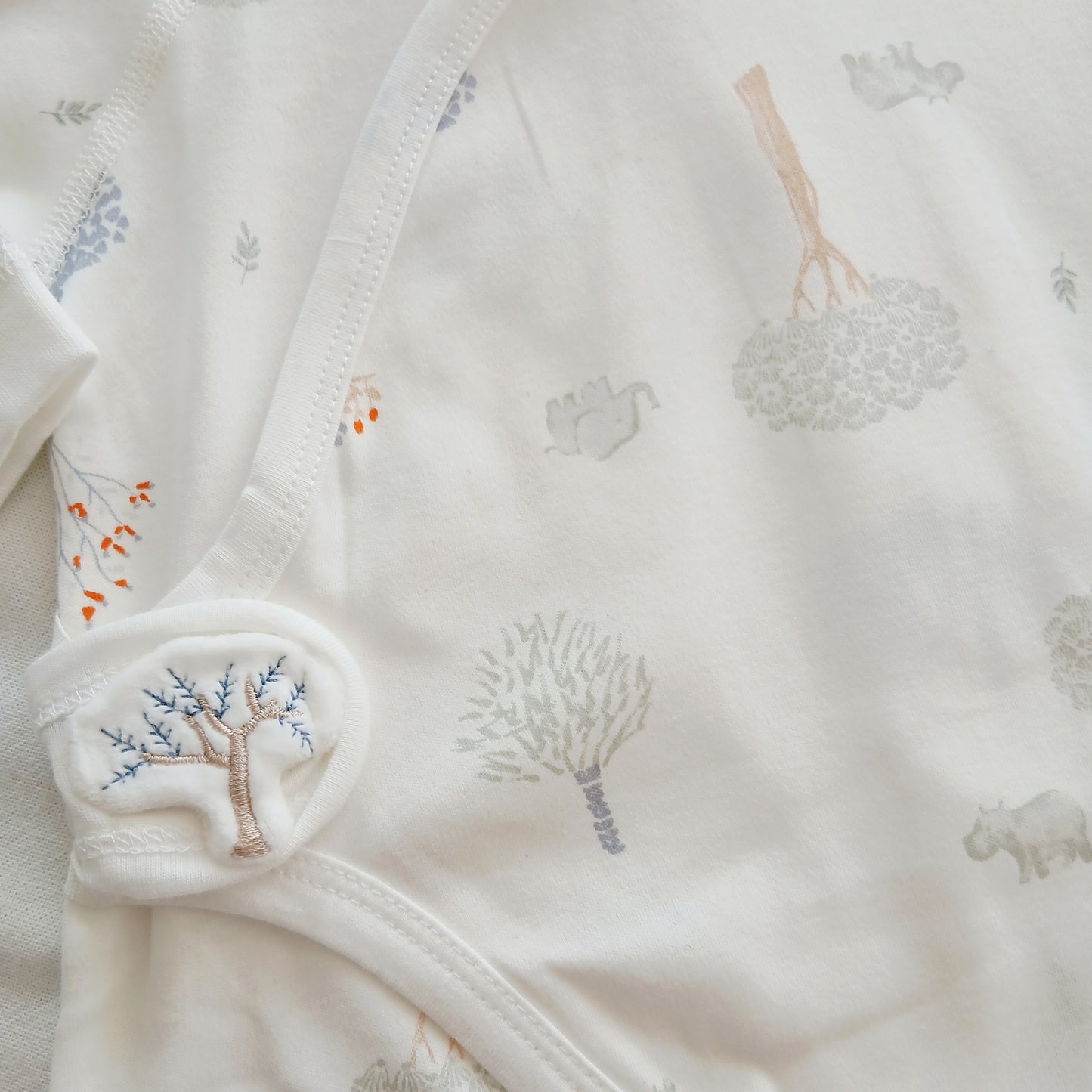 New Baby Printed Monk Romper
