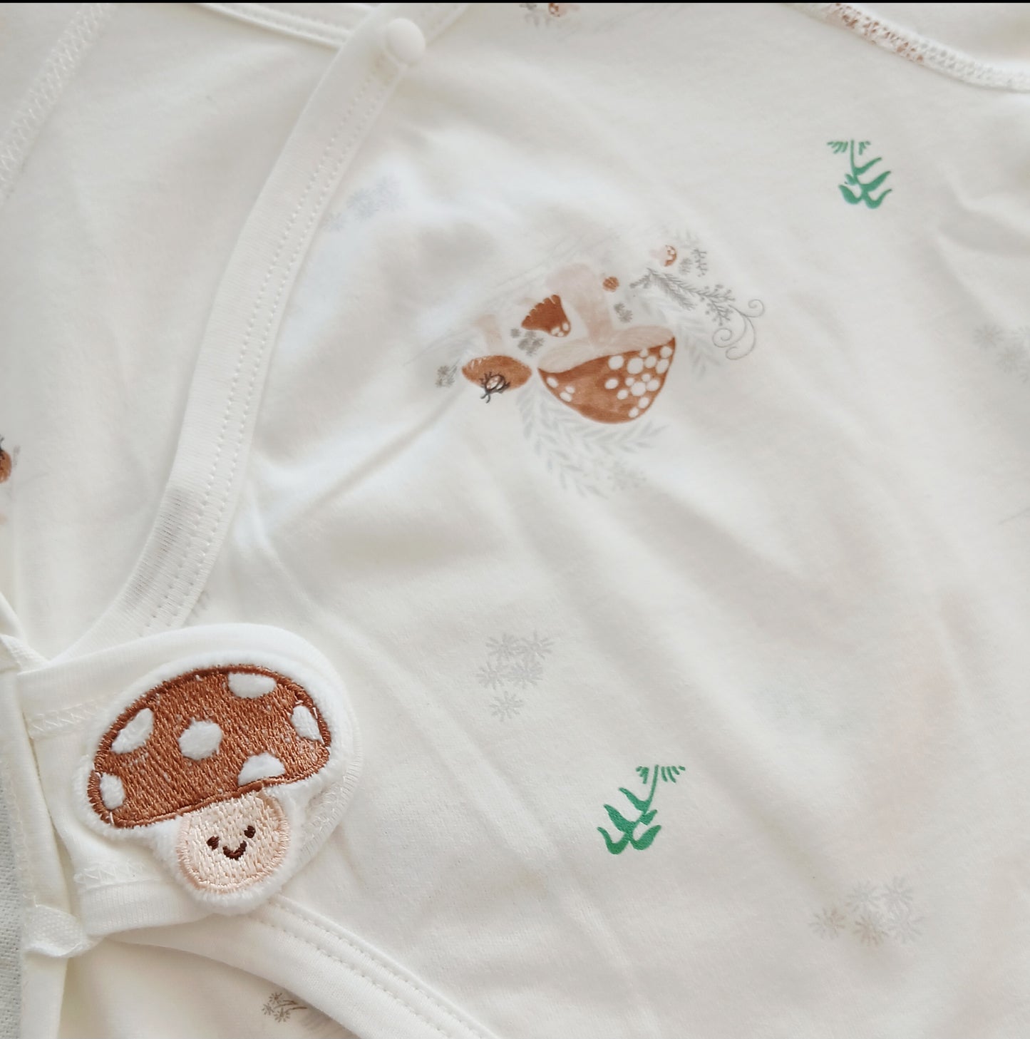 New Baby Printed Monk Romper